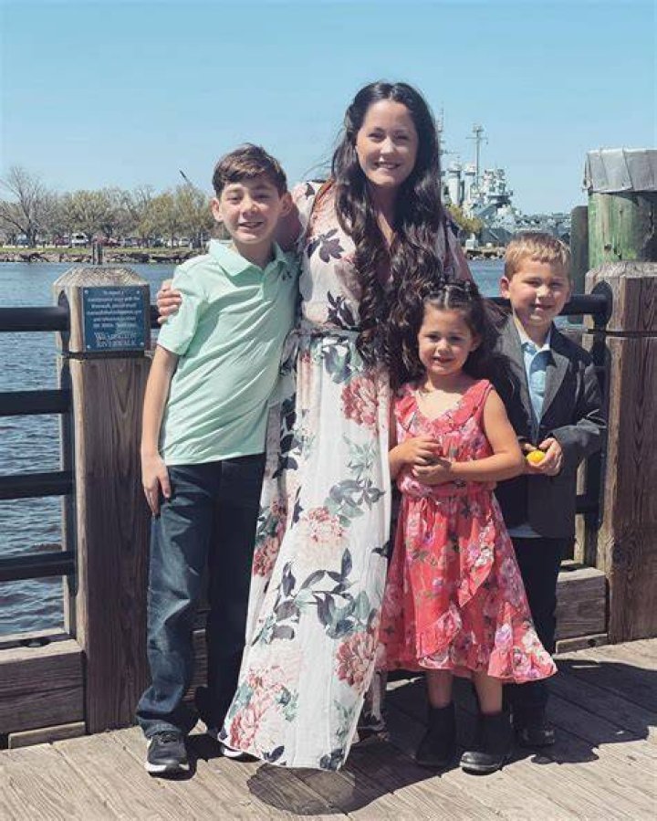 Jenelle is mom to three kids – Jace, 12, Kaiser, seven, and Ensley, four