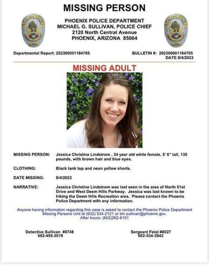 Jessica Adams Lindstrom, hiker found dead after missing in Deem Hills community park, Phoenix