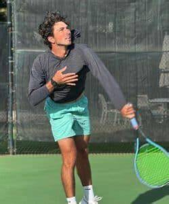 Joey Graziadei is a tennis pro from Lawai, Hawaii