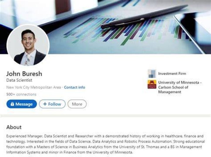 John Buresh is a data scientist from New York, New York