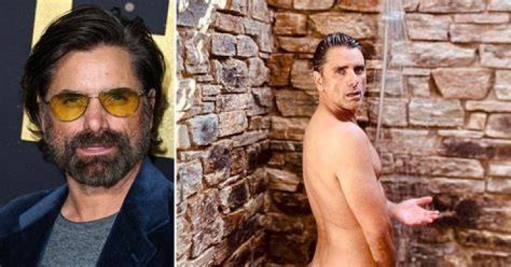 John Stamos poses completely nude in the shower after turning 60