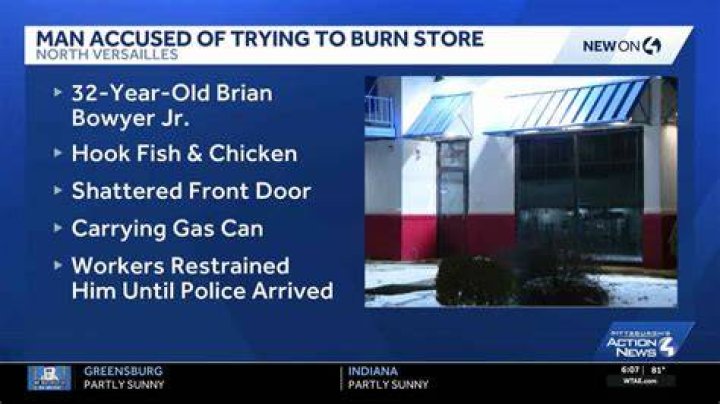 Johnson allegedly set fire to a residence.