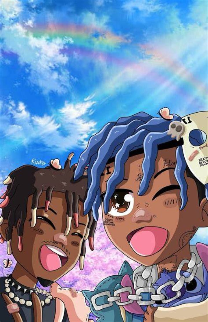  Juice Wrld and a pal seen as the private jet comes in to land at Chicago's Midway airport