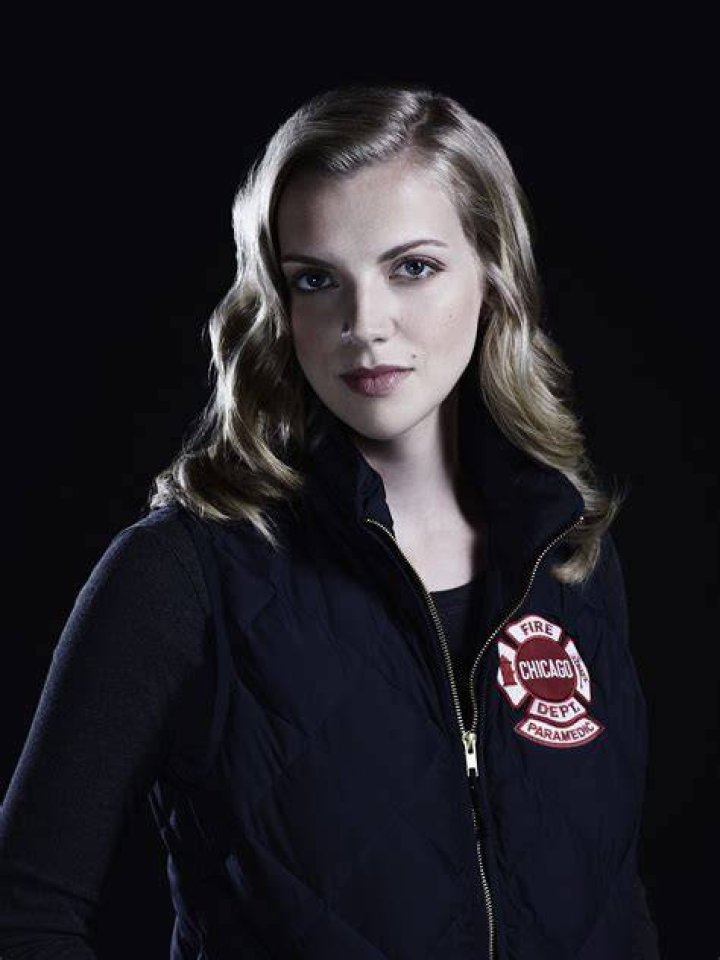 Kara Killmer as Sylvie Brett Jesse Spencer as Matthew Casey and Joe Minoso as Joe Cruz on Chicago Fire