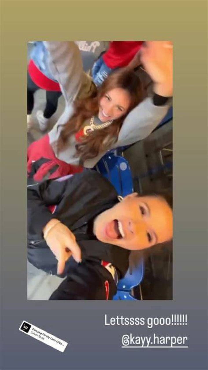 Kayla celebrated Philly making it to the World Series