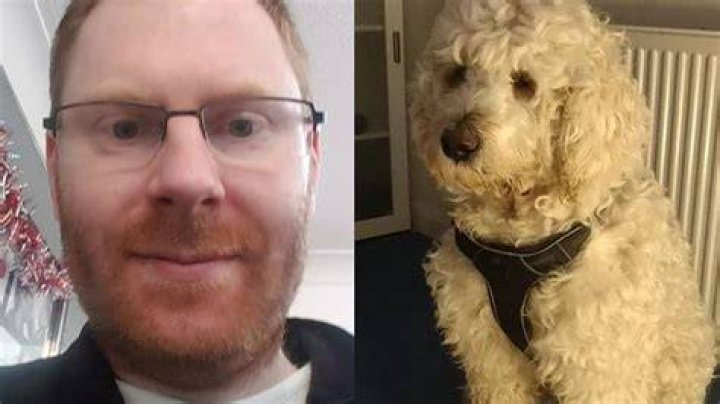 Killer who stole labradoodle as dad's body rotted at bottom of stairs is jailed