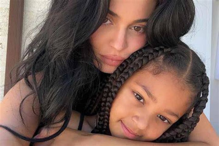 Kylie and her daughter Stormi wore matching dresses to Christmas Eve
