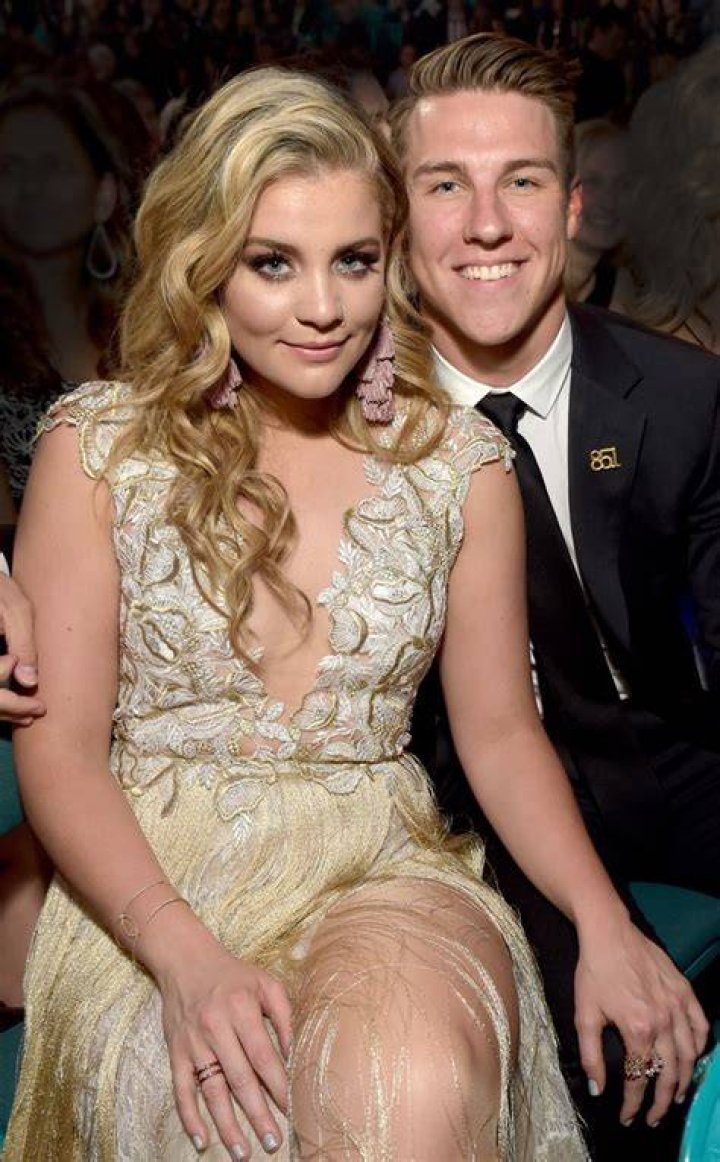 Lauren Alaina and Alex Hopkins Celebrity Couples at the 2017 ACM Awards POPSUGAR Celebrity