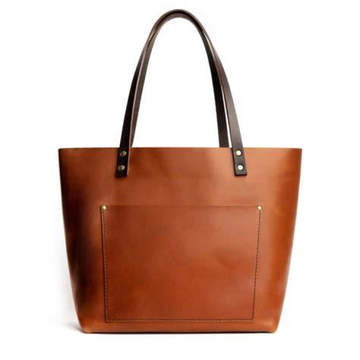leather tote bag