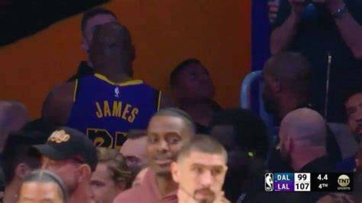 LeBron James walked off the court during halftime of Game 2 of the Western Conference Semifinals against the Golden State Warriors
