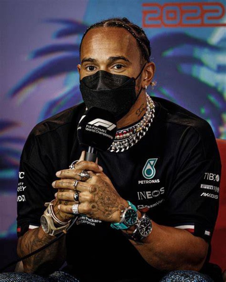 Lewis Hamilton turned up in New York, at the Met Ball, wearing a suit and a wedding dress...