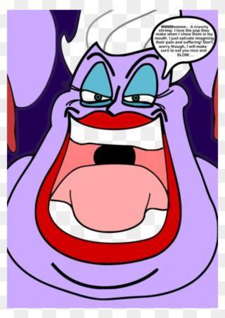 Little Mermaid Ursula Vore Clipart Full Size Clipart (1877702