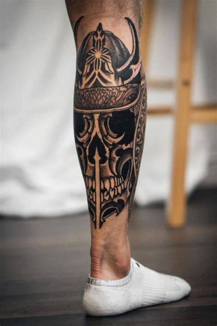 Lower Leg Tattoos For Black Females