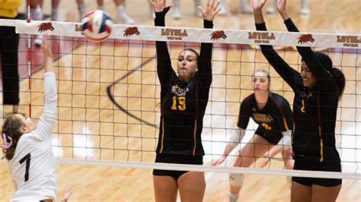 Loyola volleyball 2013 Katie Broadbent and Sabrina Stansberry YouTube