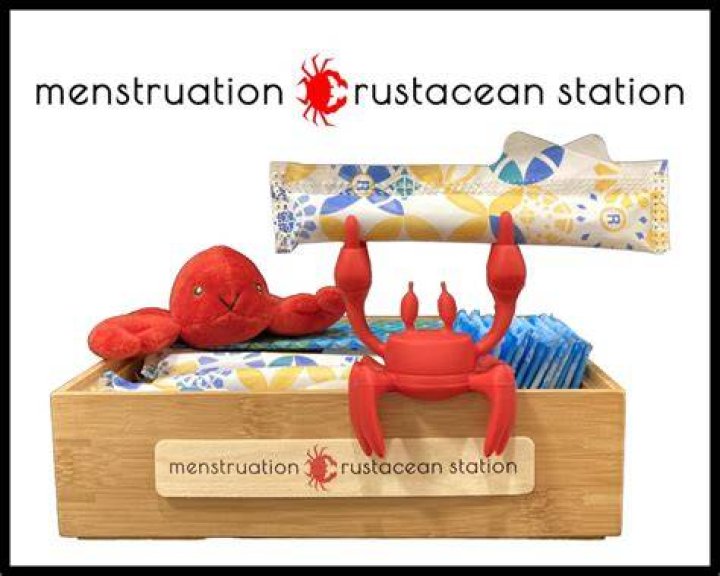 Made a menstruation crustacean station for my fiance