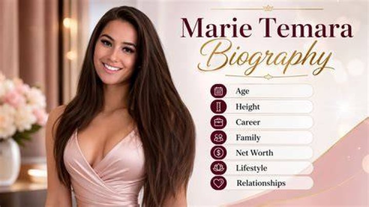 Marie Temara&rsquo;s biography, age, height, measurements, parents, net worth