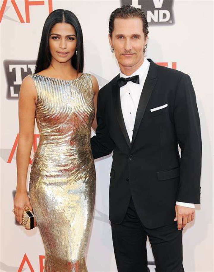 Matthew McConaughey and Camila Alves attend the world premiere of