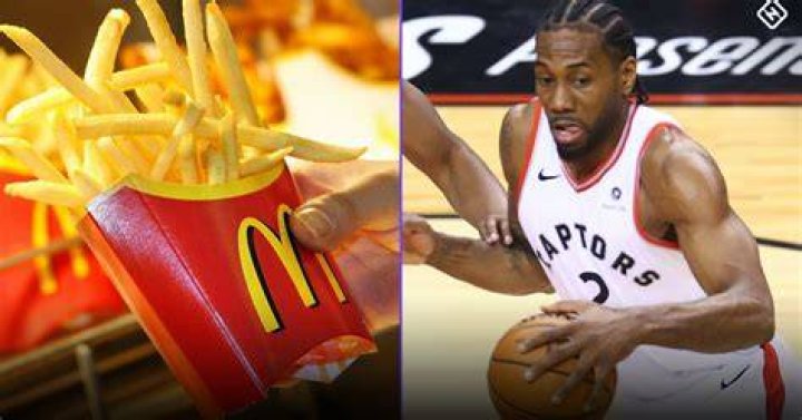 McDonalds Fries Toronto Raptors NBA