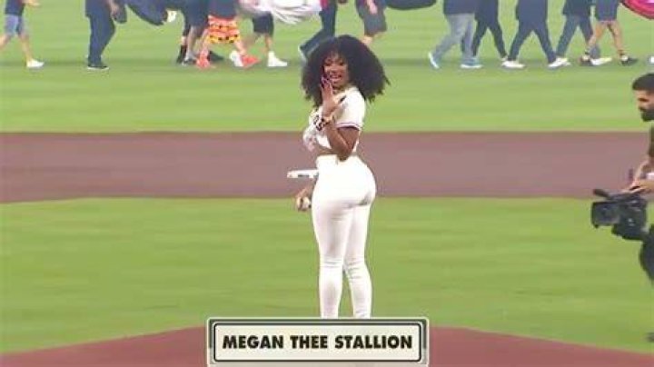Megan Thee Stallion Throws Out 1st Pitch Before Astros Game