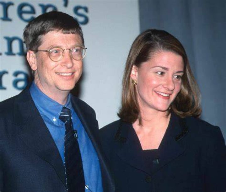 Melinda and bill Gates are pictured with the kids (left to right) Jennifer, 25, Phoebe, 18, and Rory, 21