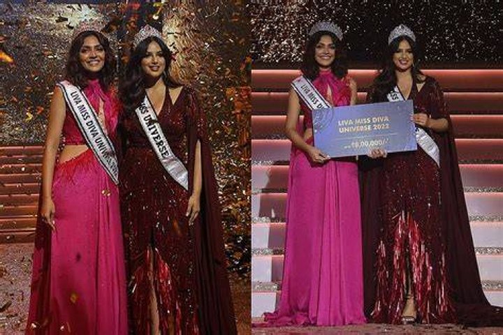 Miss India Divita Rai during the preliminary round of the 71st Miss Universe Beauty Pageant