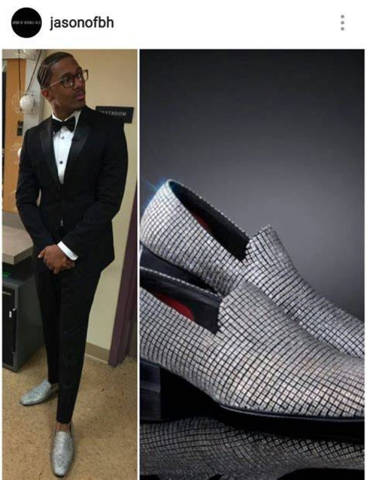 Nick cannon....Diamond shoe Dress shoes men, Diamond shoes, Loafers men