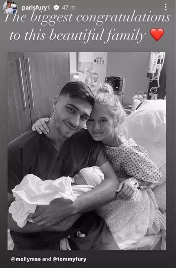 Paris congratulated Tommy and Molly-Mae on the birth of Bambi
