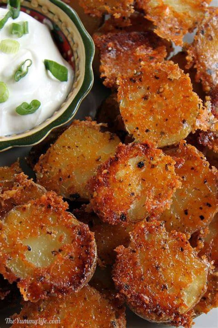 Parmesan Garlic Roasted Baby Potatoes Recipe My Favorite Recipes