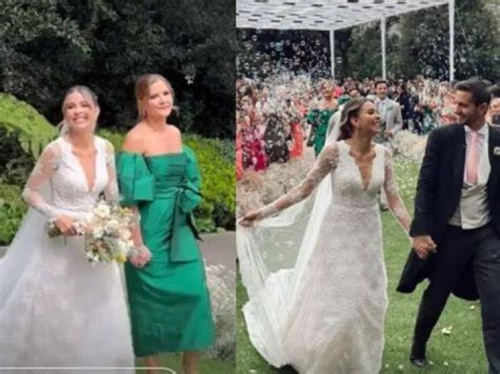 Paulina Goto se cas&oacute; con Rodrigo Saval y comparte fotos de su boda