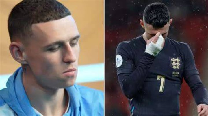 Phil Foden revealed he hurt his foot again while playing for Manchester City