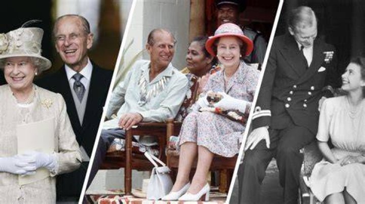 Philip and the Queen together at Buckingham Palace following news of their engagement