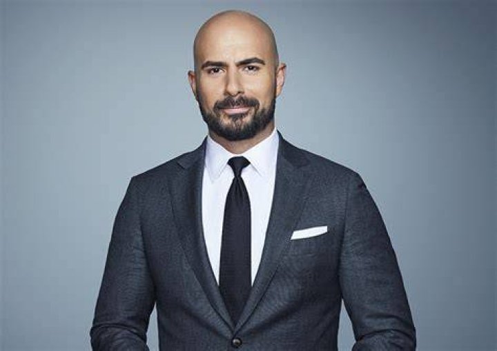 Picture of Boris Sanchez on set hosting a program.