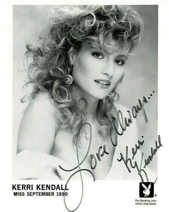 Playboy Playmate Kerri Kendall 1990 Pin Up 2 Photos Argentiques Sexy eBay