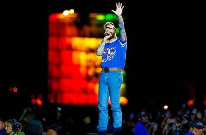 Post Malone Brings the Country With Morgan Wallen and Hardy at the 2023 CMA Awards
