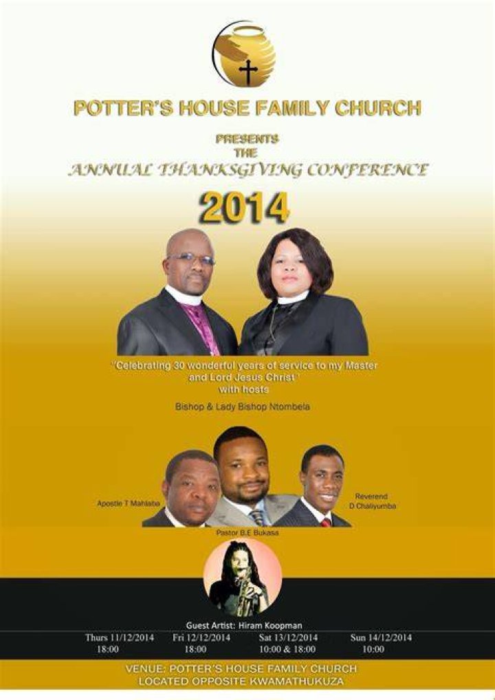Potters House Church October 2014