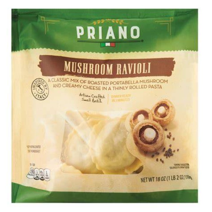 Priano Mushroom Ravioli at Aldi cost $5.99