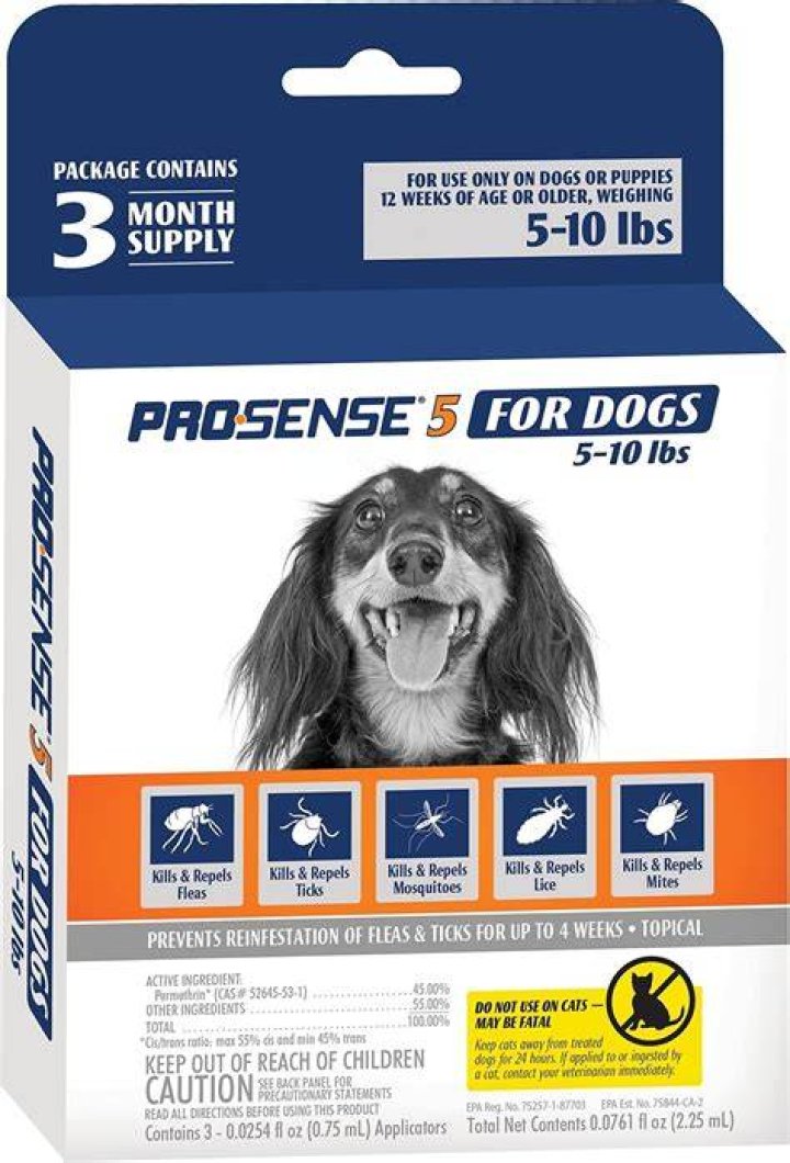 ProSense 5 Flea and Tick Prevention for Dogs