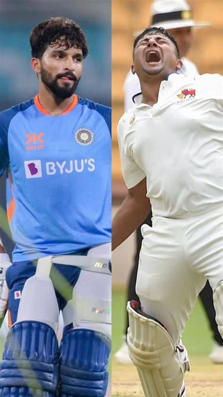 Rajat Patidar and Sarfaraz Khan.