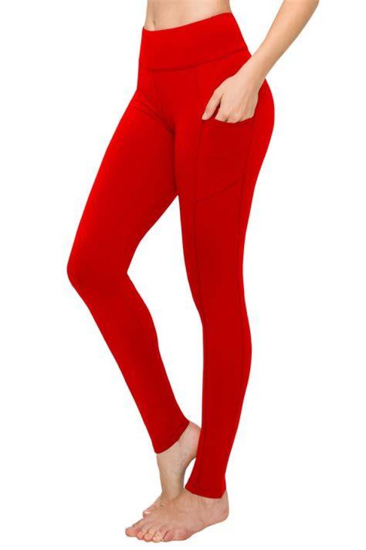 red leggings