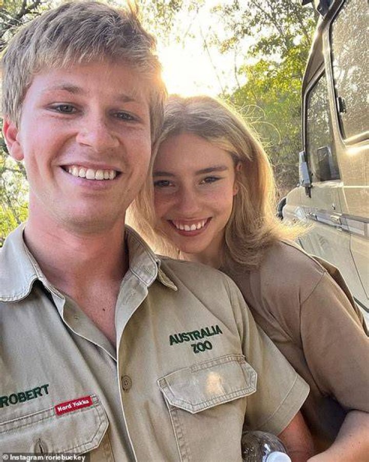 Robert Irwin and girlfriend Rorie Buckey dressed up as Barbie and Ken for Halloween