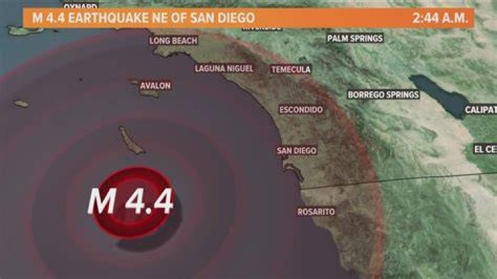 San Diego earthquake today