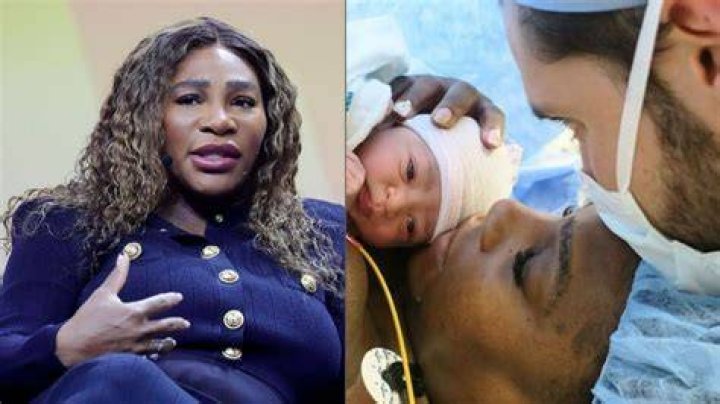 Serena Williams Describes Near-Death Birth Experience and 4 Surgeries 2 Alexis Ohanian, Serena Williams and Olympia Williams