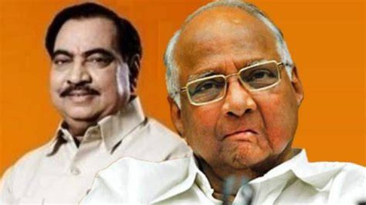 Sharad Pawar, Eknath Khadse