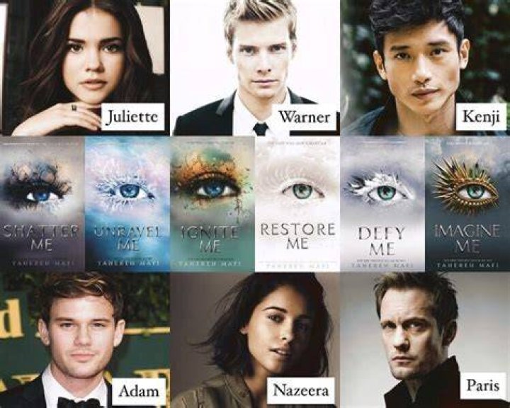 Shatter Me Cast Shatter me series, Book characters, Teenage books to read