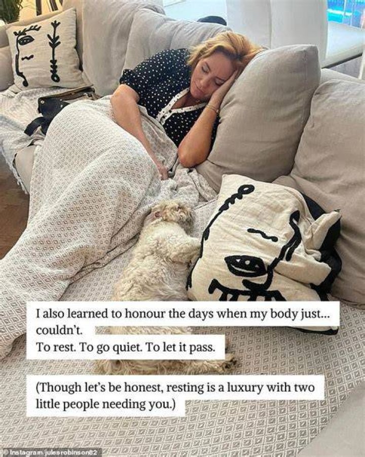 She shares the struggle of not stockpiling enough loo roll with her followers