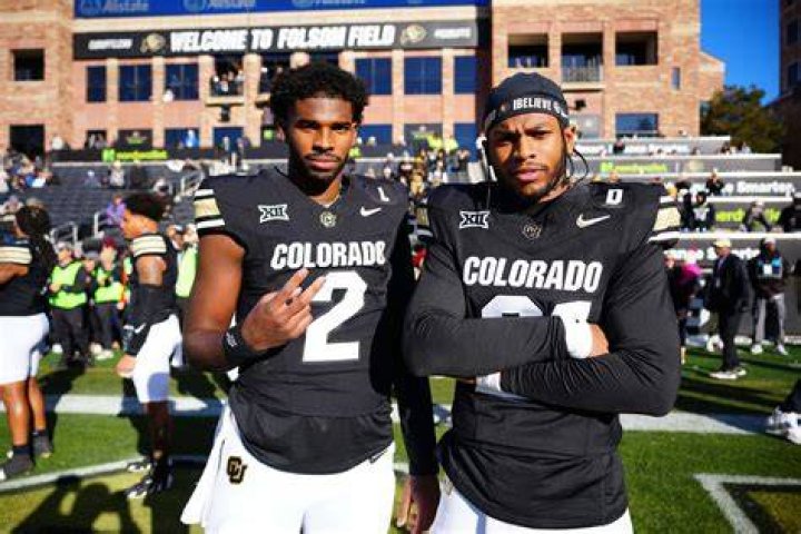 Shedeur (left) and his brother Shilo both star for the Buffaloes