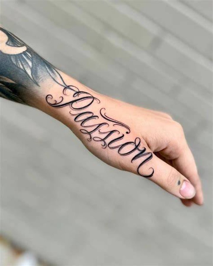 Side Of The Hand Tattoos