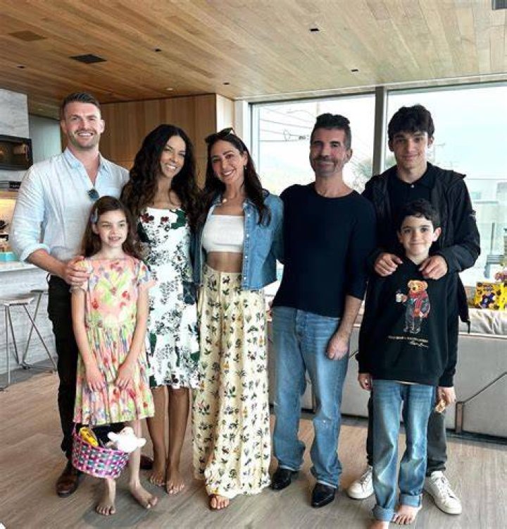 SImon Cowell Spends Easter with Fianc&eacute;e Lauren Silverman, Ex Terri Seymour and Their Kids