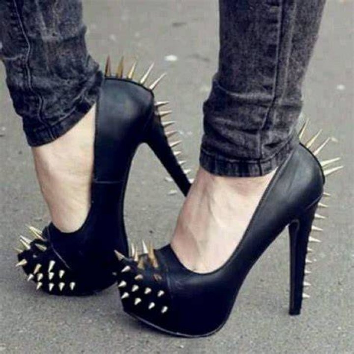 spiked heels