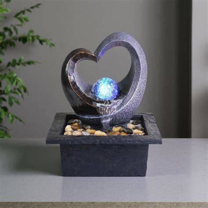 spinning orb fountain